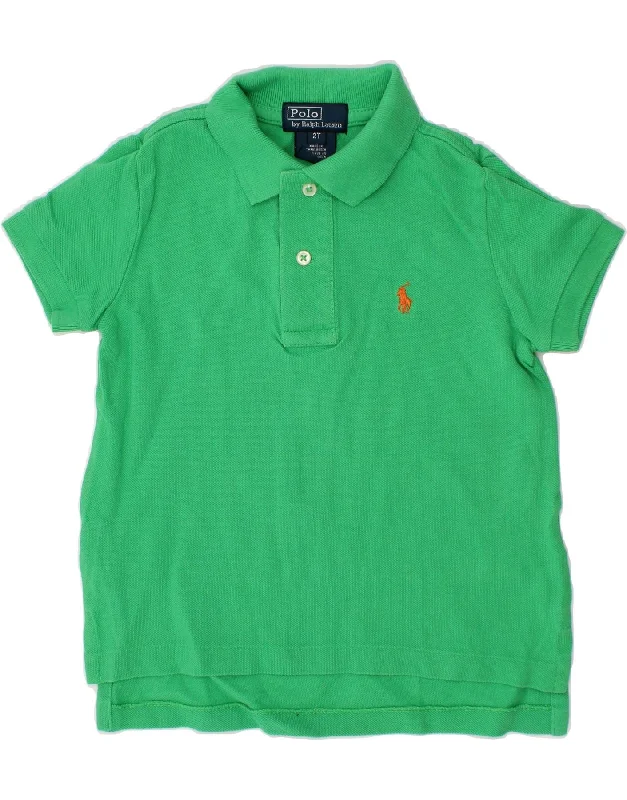 premium fit polo shirts for men -POLO RALPH LAUREN Baby Boys Polo Shirt 18-24 Months Green Cotton