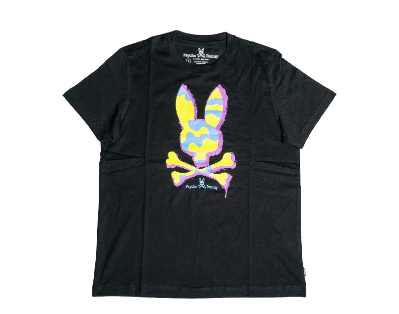 men's dress shirts for formal events -Psycho Bunny Jacob Graphic Black Men's Tee Shirt B6U819S1PC-BLK