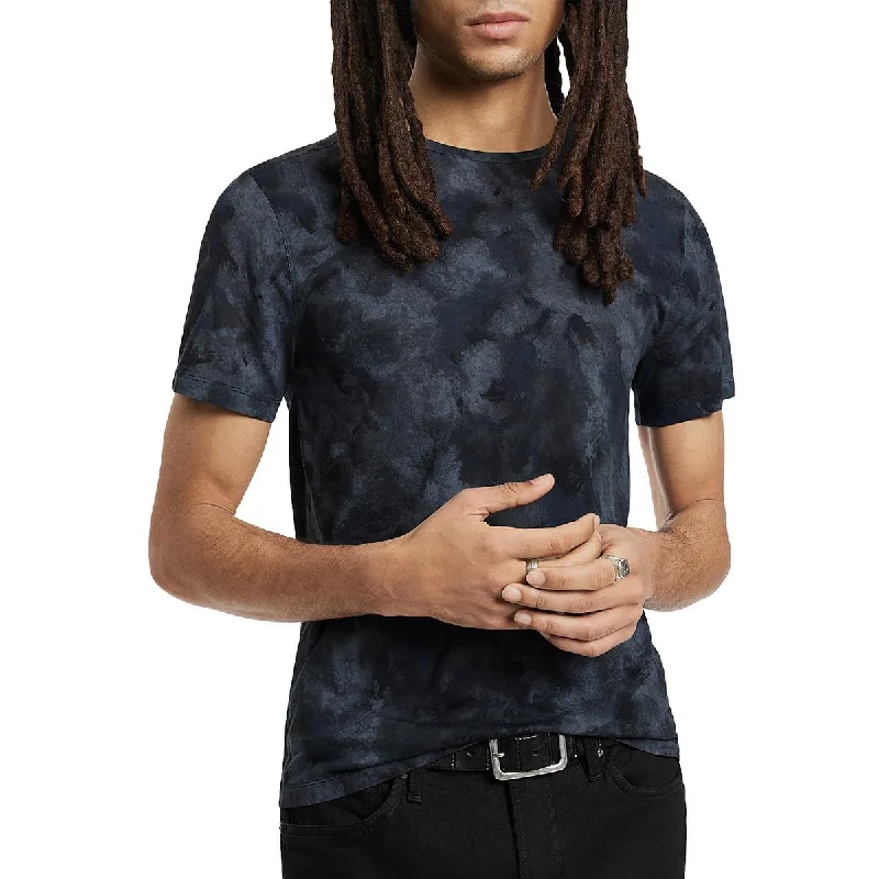 men's casual printed tees -Rag & Bone Mens Cotton Tie-Dye T-Shirt