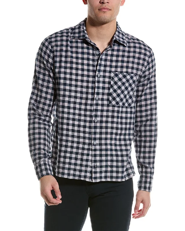 men's modern fit shirts -Save Khaki United Gingham Shirt