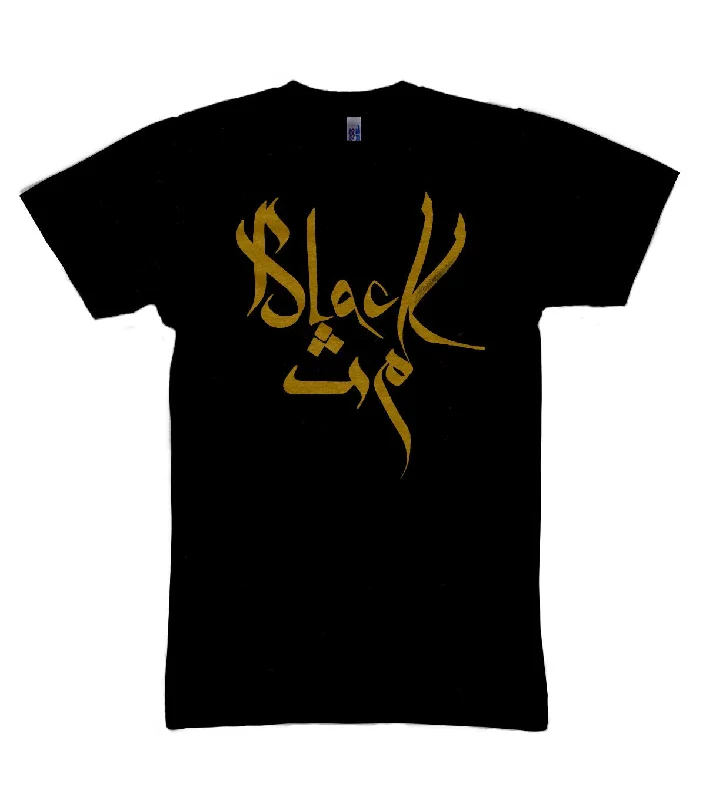 graphic tees for men -Black Up T