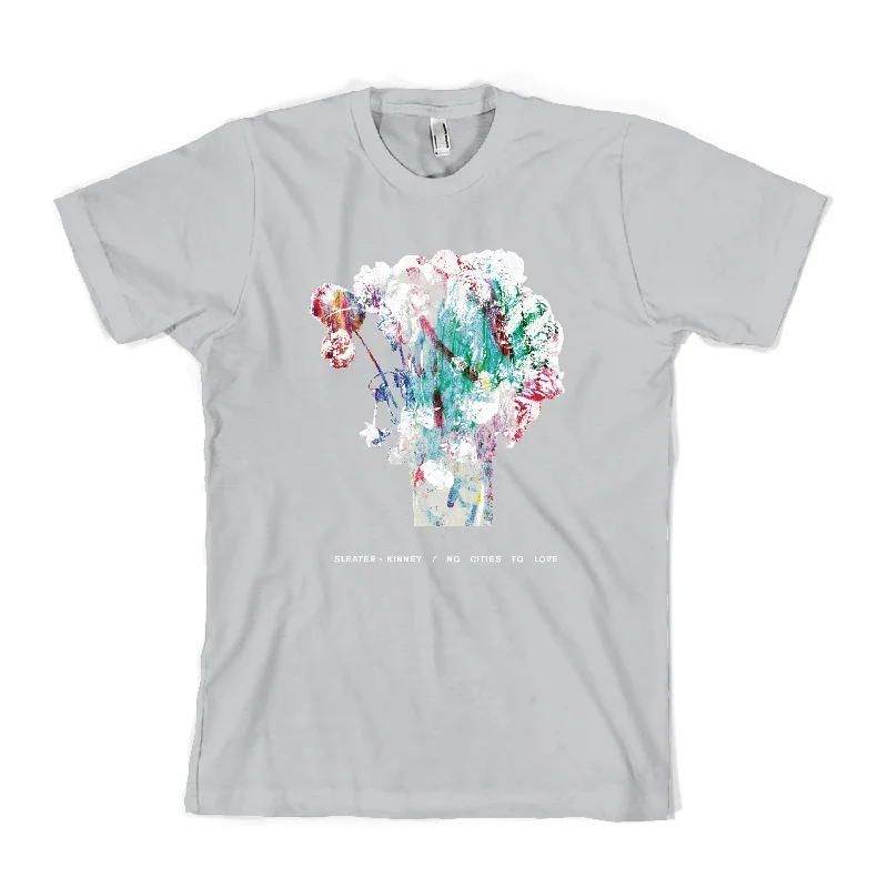 men's summer cotton tees -No Cities to Love Flowers