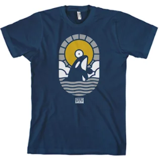 men's t-shirts for casual wear -Orca Navy T-Shirt