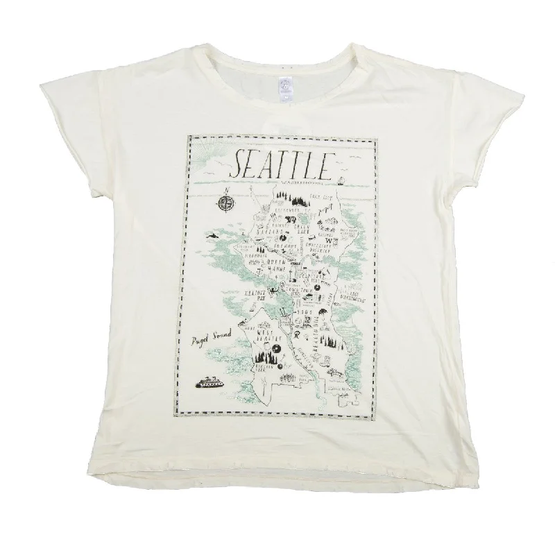 comfortable graphic tees for men -Seattle Map Vintage Women's Shirt