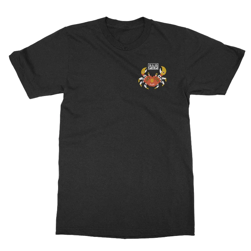 performance t-shirts for men -Stevie Crab Black T-Shirt