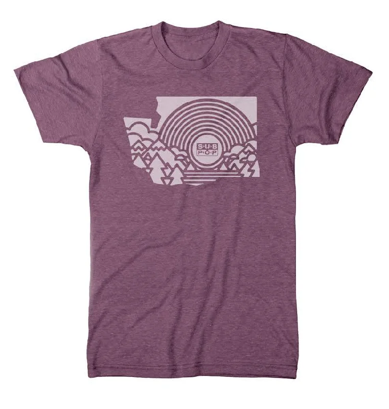 men's vintage t-shirts -WA State Record Vintage Iris T-Shirt