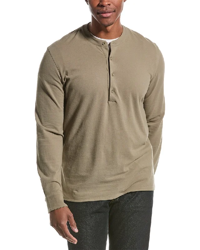 men's performance shirts -Vince Pique Henley