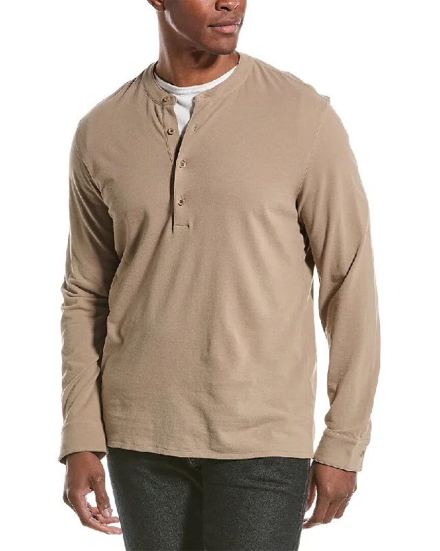 men's easy-care shirts -Vince Pique Henley