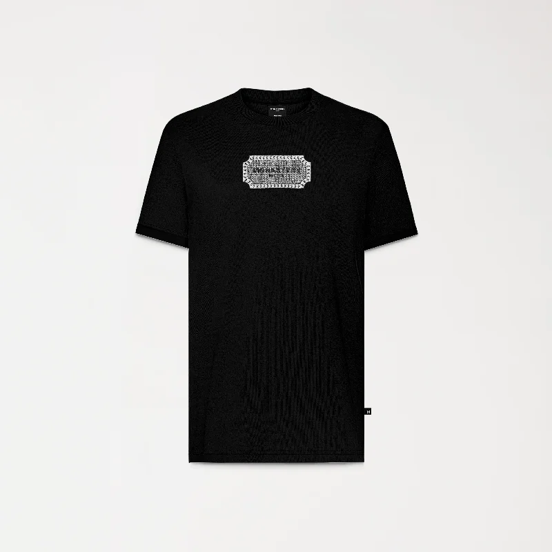 trendy t-shirts for men -WALLER T-SHIRT BLACK