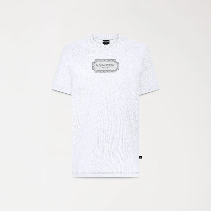 basic t-shirts for men -WALLER T-SHIRT WHITE