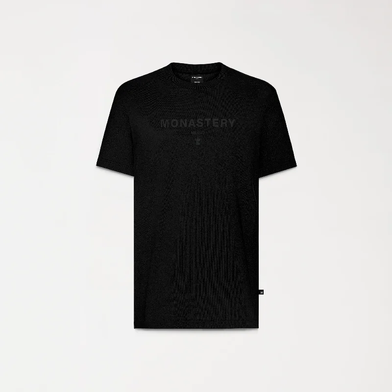 men's summer t-shirts with prints -WARKWING T-SHIRT BLACK