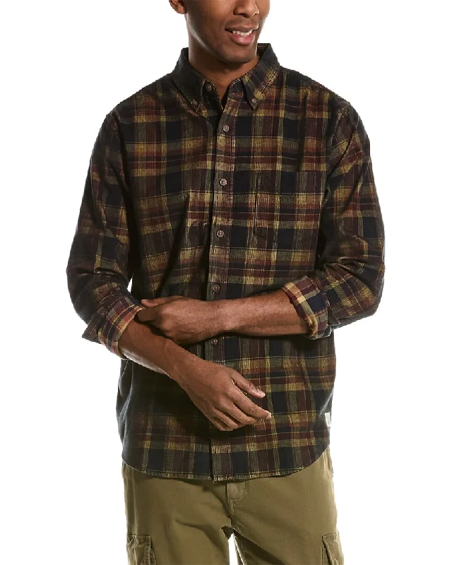 men's dress shirts with patterns -WEATHERPROOF VINTAGE Plaid Corduroy Shirt