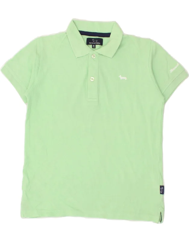 fitted polo shirts for outdoor sports -HARMONT & BLAINE Boys Polo Shirt 9-10 Years Green Cotton