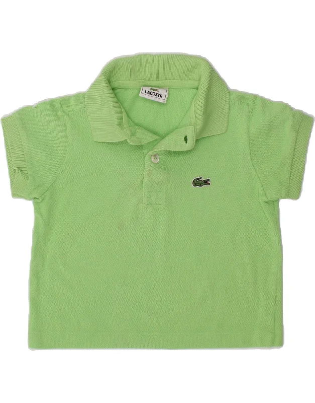 lightweight polo shirts for men -LACOSTE Baby Boys Polo Shirt 18-24 Months Green Cotton