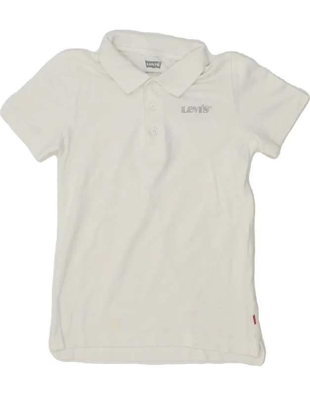 men's polo shirts for formal wear -LEVI'S Boys Polo Shirt 9-10 Years White