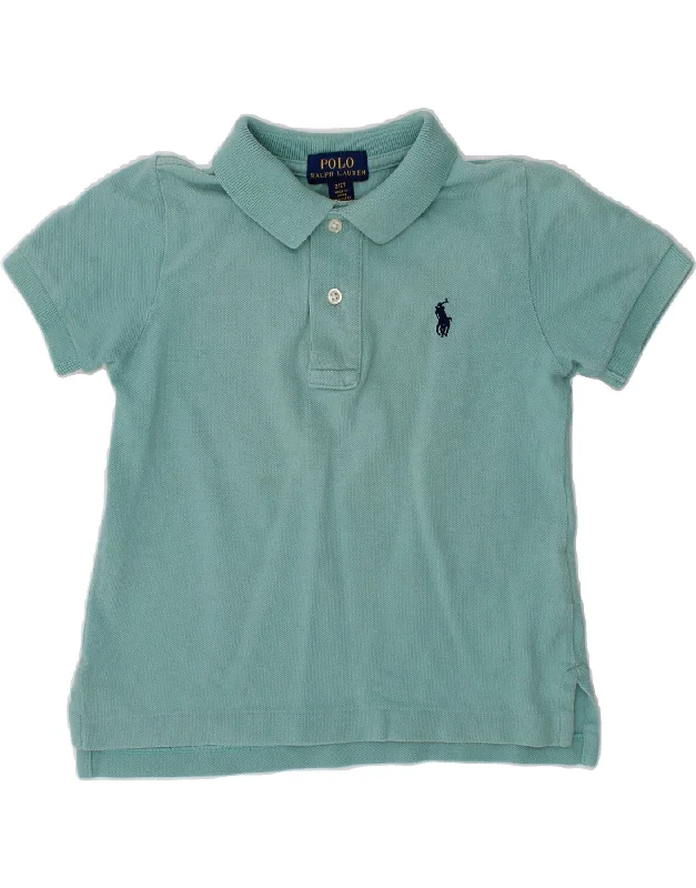 men's high-performance polo shirts -POLO RALPH LAUREN Baby Boys Polo Shirt 18-24 Months Green Cotton