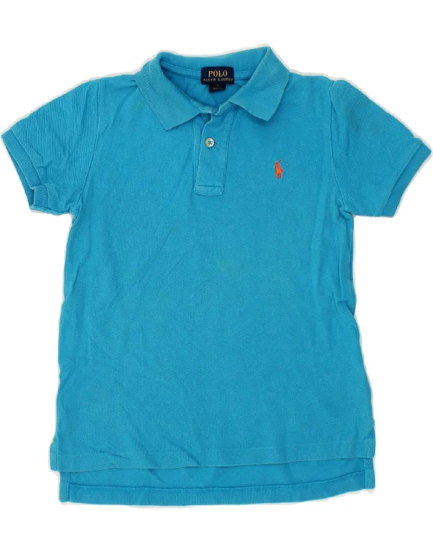 trendy polo shirts for men -POLO RALPH LAUREN Boys Polo Shirt 5-6 Years Blue