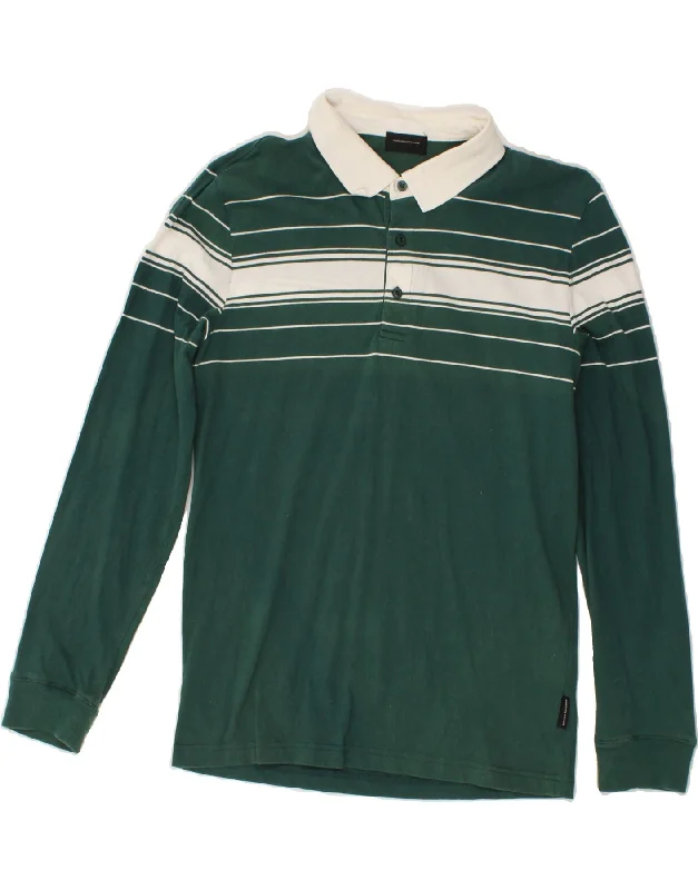 men's polo shirts for formal wear -SERGIO TACCHINI Boys Long Sleeve Polo Shirt 12-13 Years Large Green