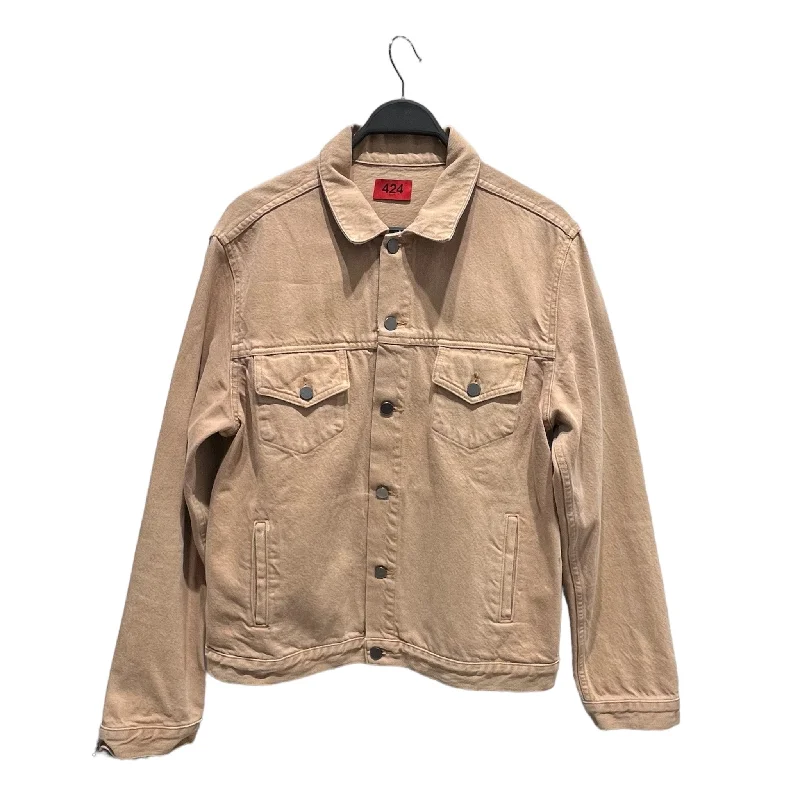 men's military jackets -424(FourTwoFour)/Jacket/M/Beige/Cotton/