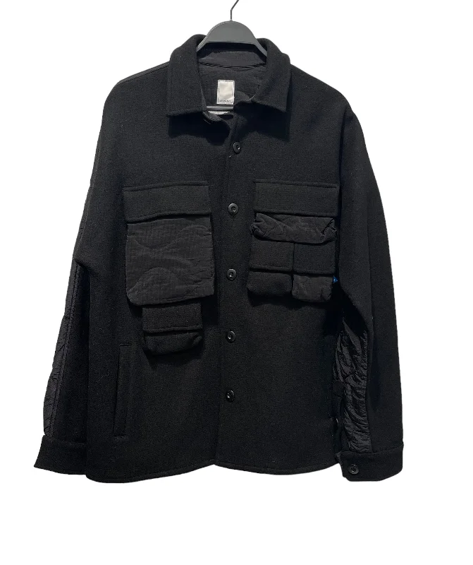 men's elegant jackets -Liberaiders/Jacket/L/Black/Wool/721012103/