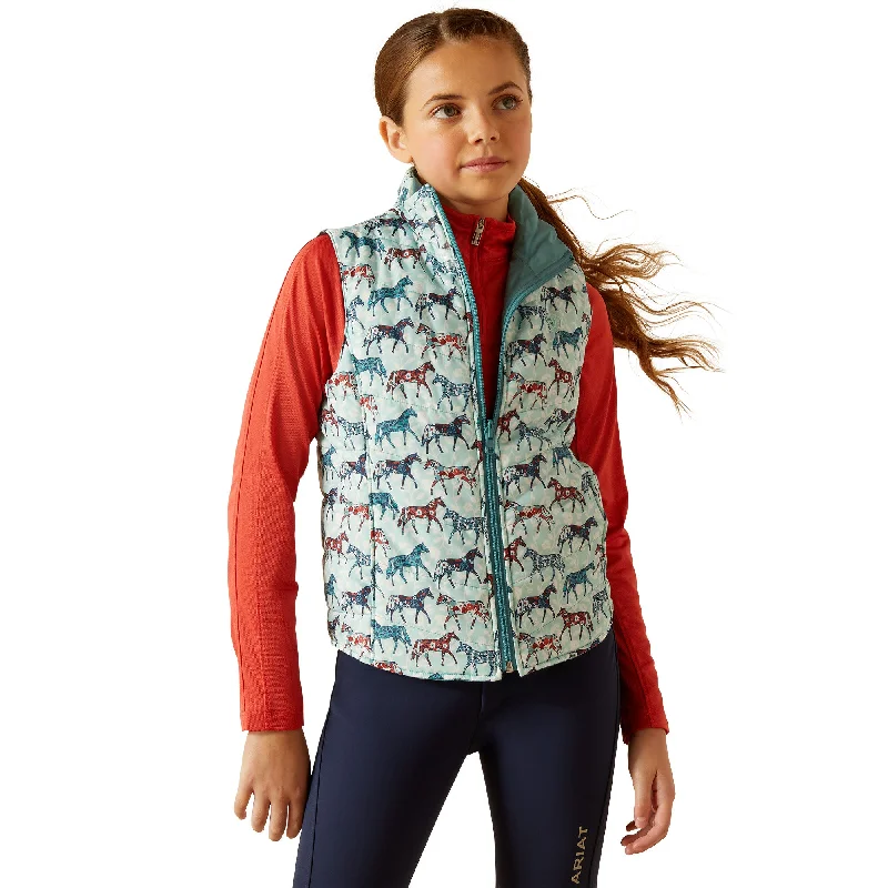 modern waistcoats for men -Ariat Girls Bella Insulated Reversible Vest