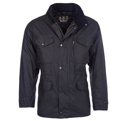 men's parka jackets -Barbour Sapper Waxed Jacket