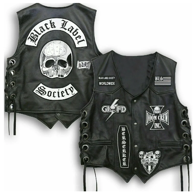 versatile vests for men -Black Label Society Doom Crew Vest