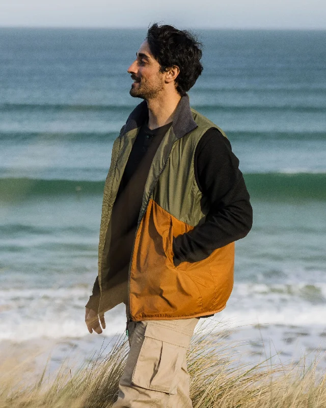 casual vests for men -Dusk Recycled Insulated Vest - Dusty Olive