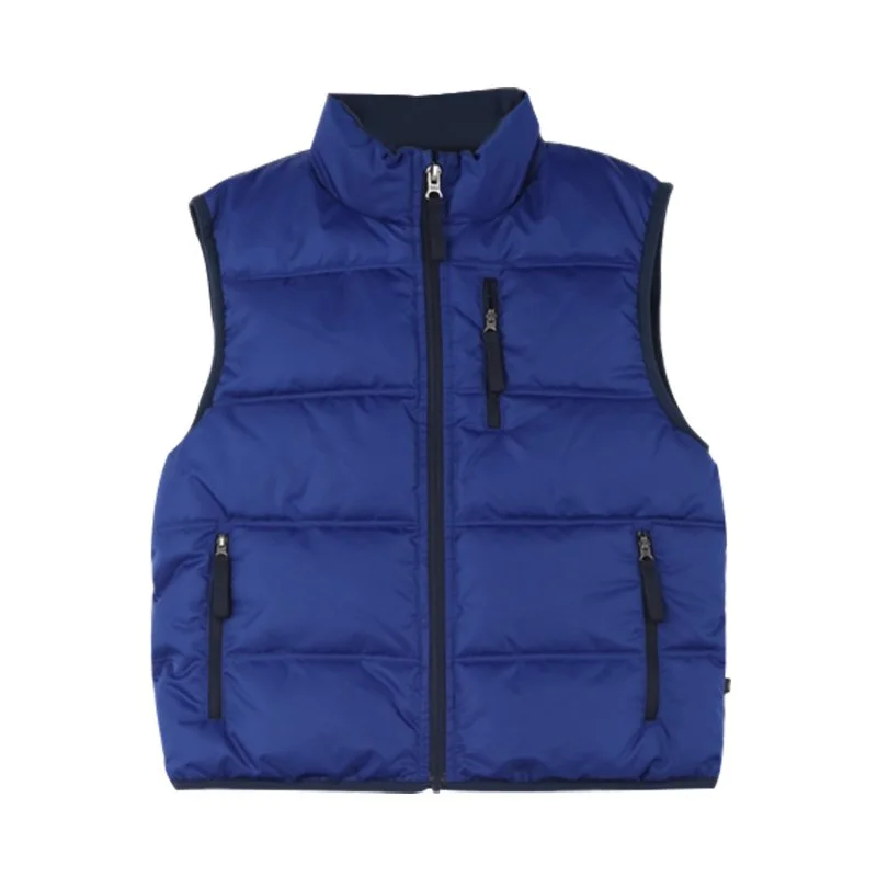 men's waistcoats for business -E-Land Kids Vest in Blue