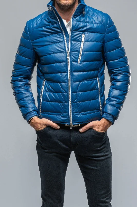 men's parka jackets for winter -F1 Racer Jacket in Blue