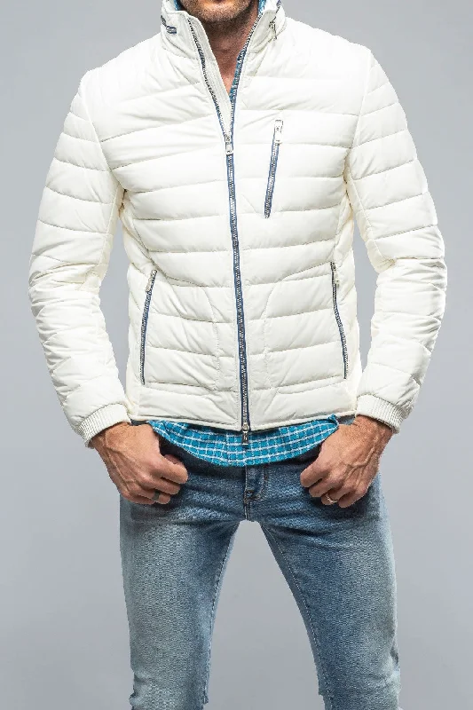 men's outdoor jackets -F1 Racer Jacket in White