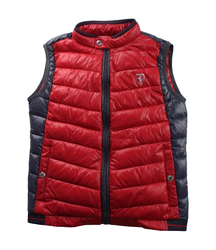 men's dress vests -Ferrari Puffer Vest 11Y - 12Y