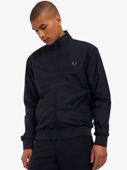 men's waterproof jackets -Fred Perry Brentham Jacket