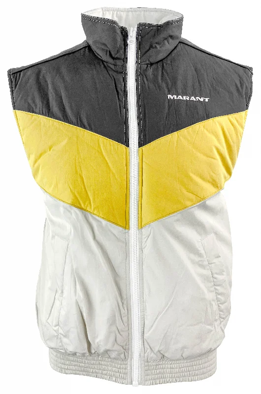 vests for layering for men -Isabel Marant Bruce Vest in Yellow