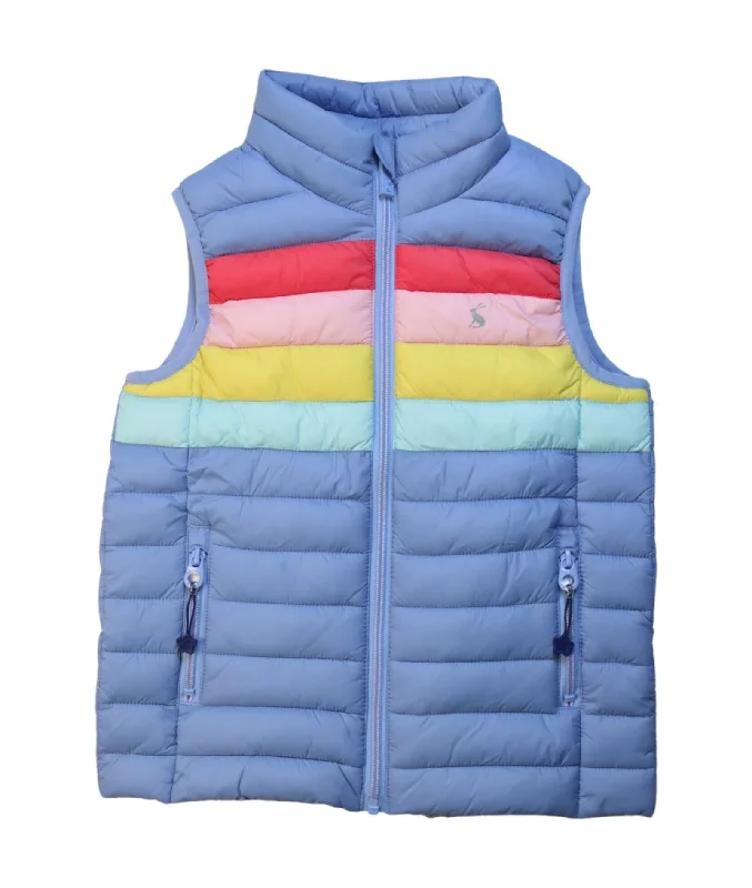 men's checkered vests -Joules Puffer Vest 7Y