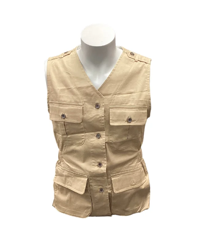 button-up waistcoats for men -Kevin's Plantation Men's Vest Khaki S