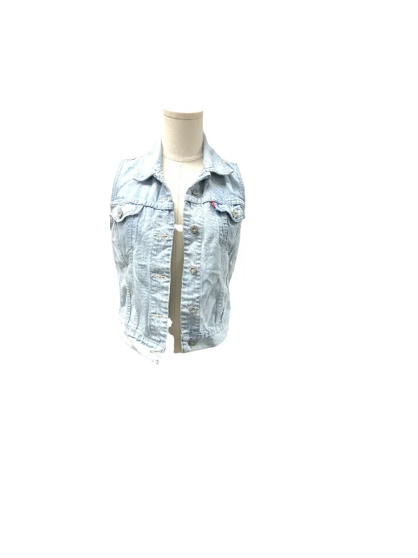 trendy vests for men -Levi's Jr Vest Denim S