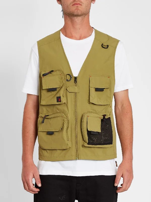 warm vest jackets for men -Loose Trucks Vest - Old Mill