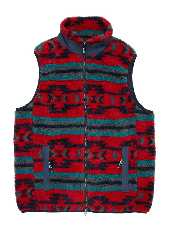 men's leather waistcoats -Wild Things Men's Boa Vest - Print