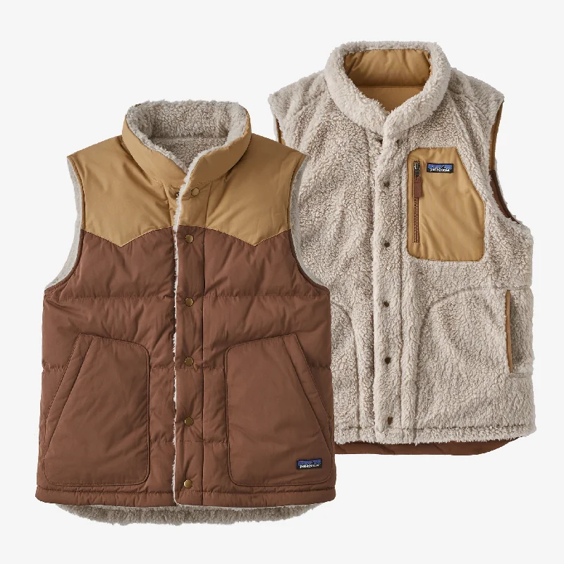 men's stylish vest jackets -Men's Reversible Bivy Down Vest