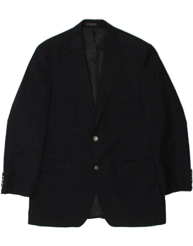 stylish winter jackets for men -MICHAEL KORS Mens 2 Button Blazer Jacket UK 38 Medium Navy Blue