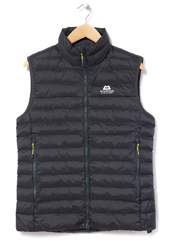 men's trendy waistcoats -Mountain Equipment SuperFlux Men's Vest - Obsidian