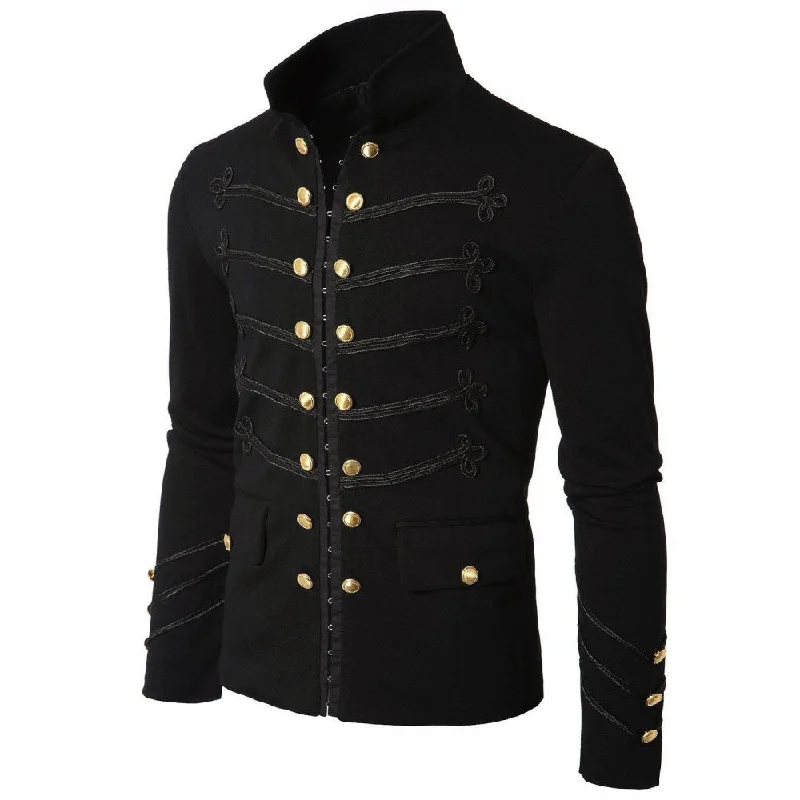 men's waterproof jackets -Napoleon Hook Military Goth Jacket