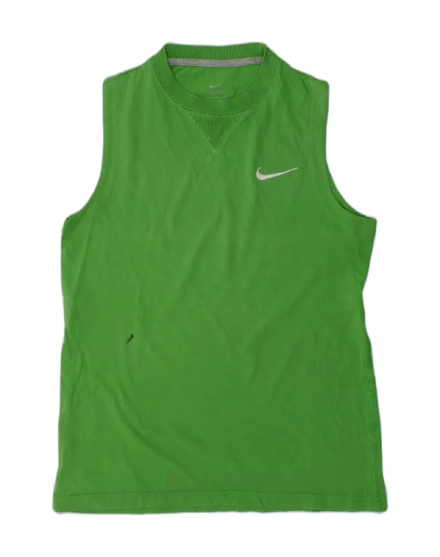 tailored waistcoats for formal occasions -NIKE Boys Vest Top 9-10 Years Small  Green Cotton