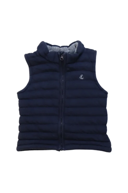 warm vests for men -Petit Bateau Quilted Vest 18M