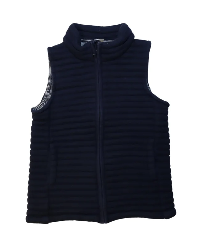 men's formal vests -Petit Bateau Quilted Vest 8Y