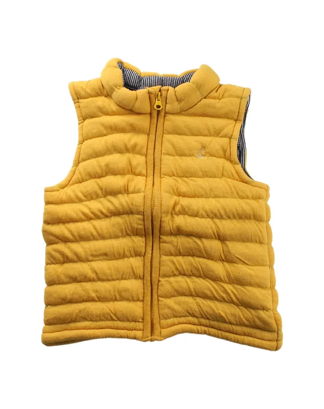 sleeveless jackets for men -Petit Bateau Puffer Vest 2T