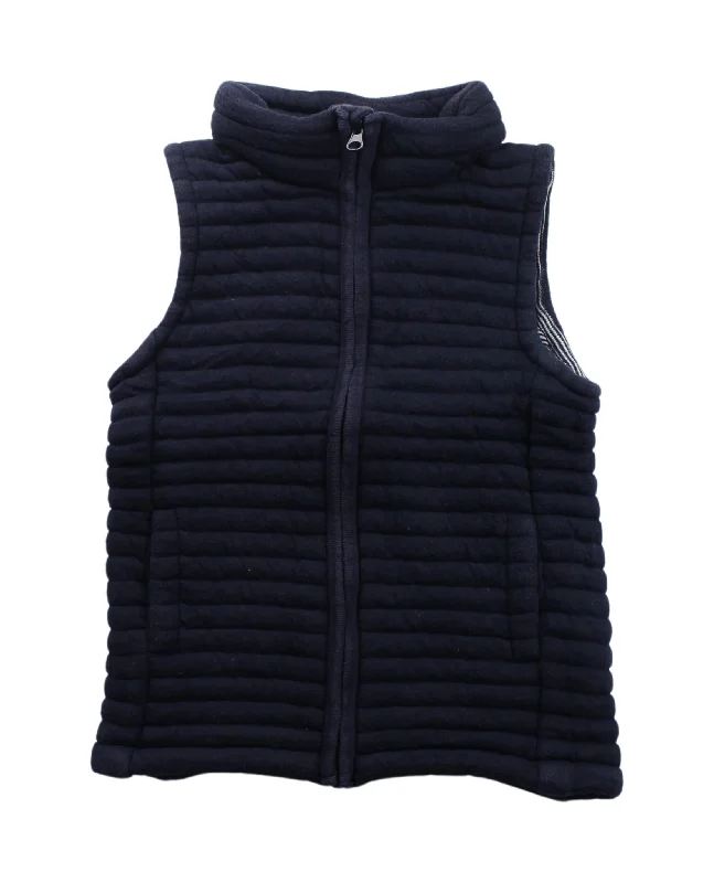 casual outdoor vests for men -Petit Bateau Puffer Vest 6T