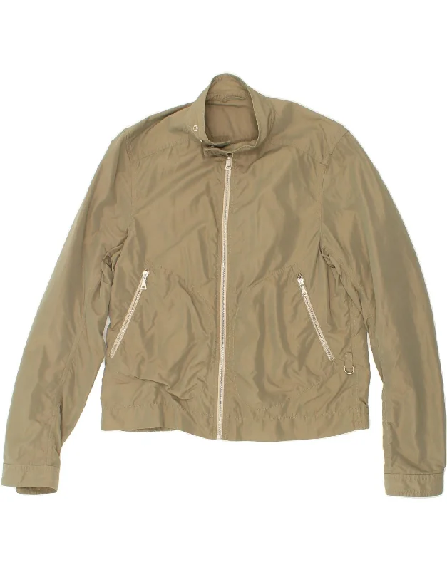 men's winter jackets -PRADA Mens Bomber Jacket IT 50 Large Khaki