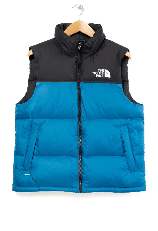 men's sleeveless jackets -The North Face 1996 Retro Nuptse Men's Vest - Banff Blue